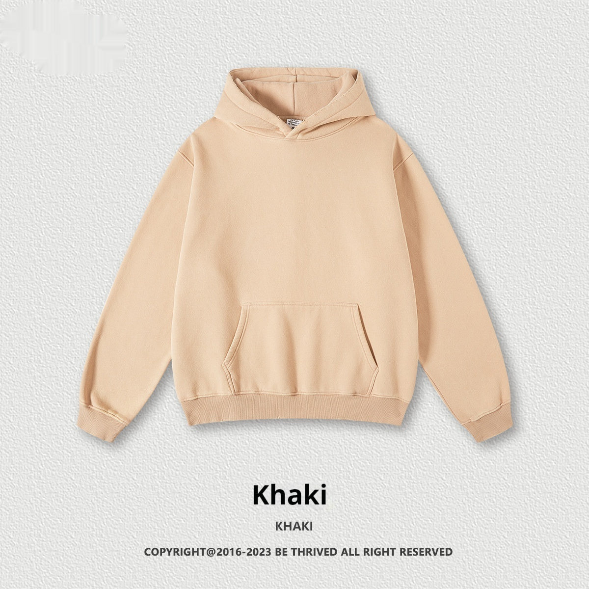 Ziili Washed-out Vintage Fleece-lined Hoodie – Men’s Cotton Pullover with Dimensional Patch Pocket, Warm & Stylish Everyday Sweatshirt