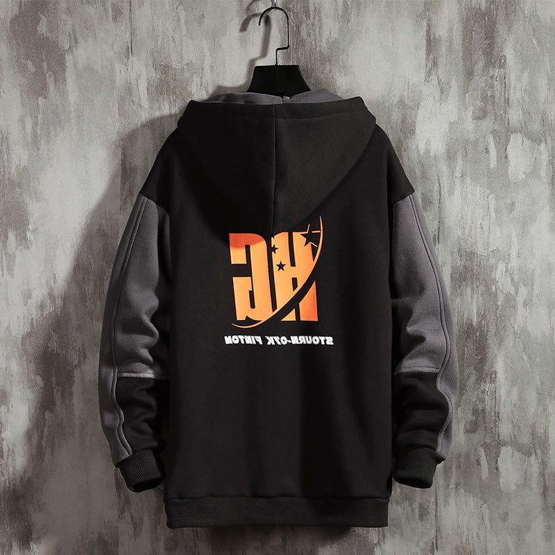 Ziili Men’s Fleece Hoodies – Korean Style Pullover, Heavy Winter Coat, Warm Long Sleeve Hoodie for Teen Boys