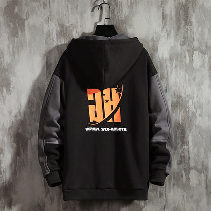 Ziili Men’s Fleece Hoodies – Korean Style Pullover, Heavy Winter Coat, Warm Long Sleeve Hoodie for Teen Boys