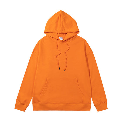 Ziili Heavy Sweater Terry Loose Hoodie – Unisex Cotton Hooded Sweatshirt for Men and Women, Solid Color French Terry Casual Wear