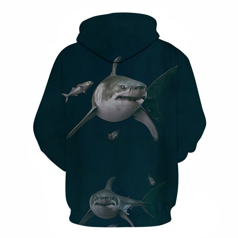 Ziili Shark 3D Pullover Hoodie