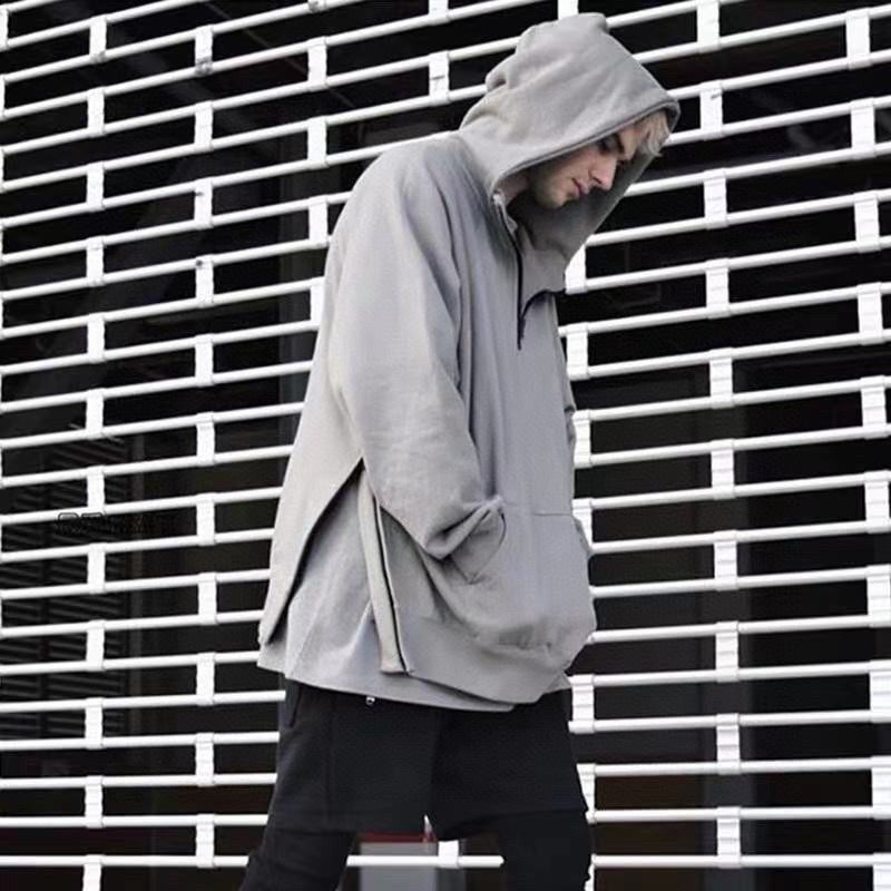 Half-High Neck Hoodie Sweatshirt 