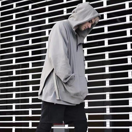 Half-High Neck Hoodie Sweatshirt 
