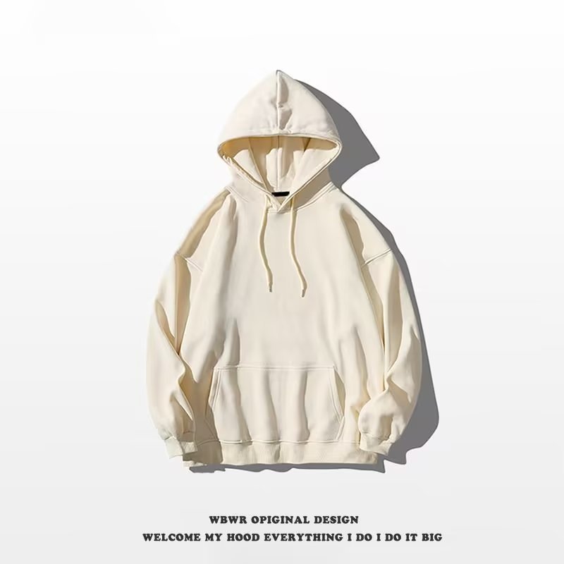 Ziili Men's Fashionable Solid Color Hooded Sweater – Cotton Pullover Hoodie for Teenagers, Leisure Wear, Multiple Colors