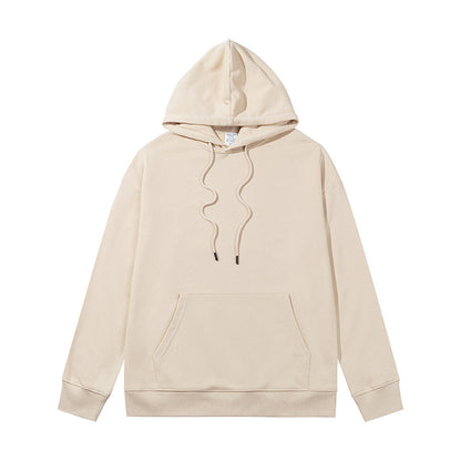 Ziili Heavy Sweater Terry Loose Hoodie – Unisex Cotton Hooded Sweatshirt for Men and Women, Solid Color French Terry Casual Wear