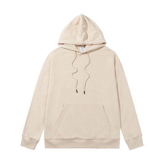 Ziili Heavy Sweater Terry Loose Hoodie – Unisex Cotton Hooded Sweatshirt for Men and Women, Solid Color French Terry Casual Wear