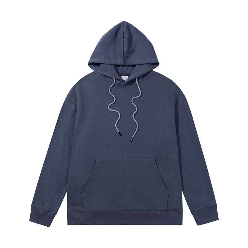 Ziili Heavy Sweater Terry Loose Hoodie – Unisex Cotton Hooded Sweatshirt for Men and Women, Solid Color French Terry Casual Wear