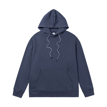 Ziili Heavy Sweater Terry Loose Hoodie – Unisex Cotton Hooded Sweatshirt for Men and Women, Solid Color French Terry Casual Wear