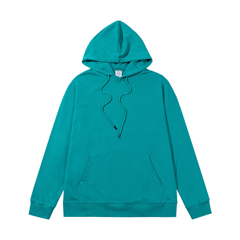 Ziili Heavy Sweater Terry Loose Hoodie – Unisex Cotton Hooded Sweatshirt for Men and Women, Solid Color French Terry Casual Wear