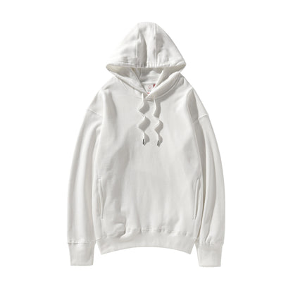 Ziili Men’s Loose Fashion Solid Color Hoodie – French Terry Cotton Pullover, Soft & Stylish Sweatshirt for Youth (S–4XL)