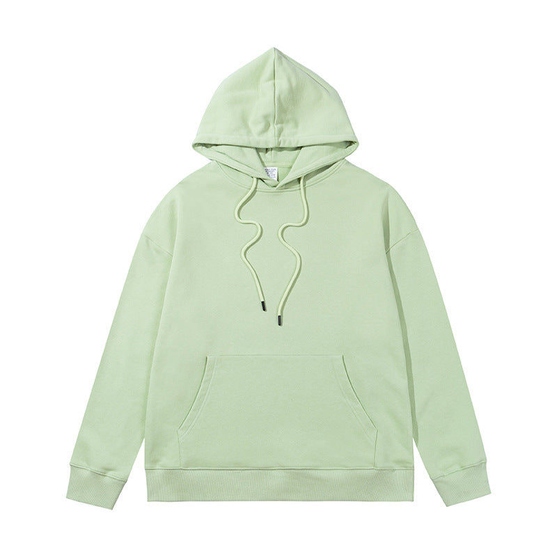 Ziili Heavy Sweater Terry Loose Hoodie – Unisex Cotton Hooded Sweatshirt for Men and Women, Solid Color French Terry Casual Wear