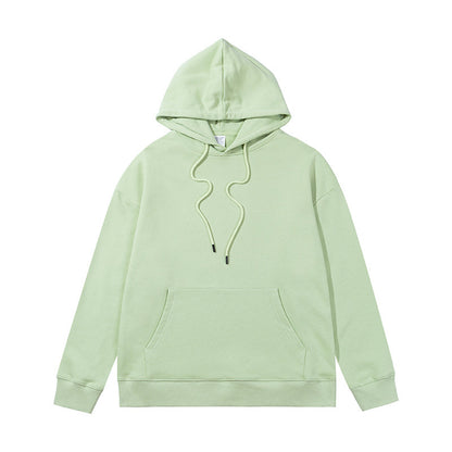 Ziili Heavy Sweater Terry Loose Hoodie – Unisex Cotton Hooded Sweatshirt for Men and Women, Solid Color French Terry Casual Wear