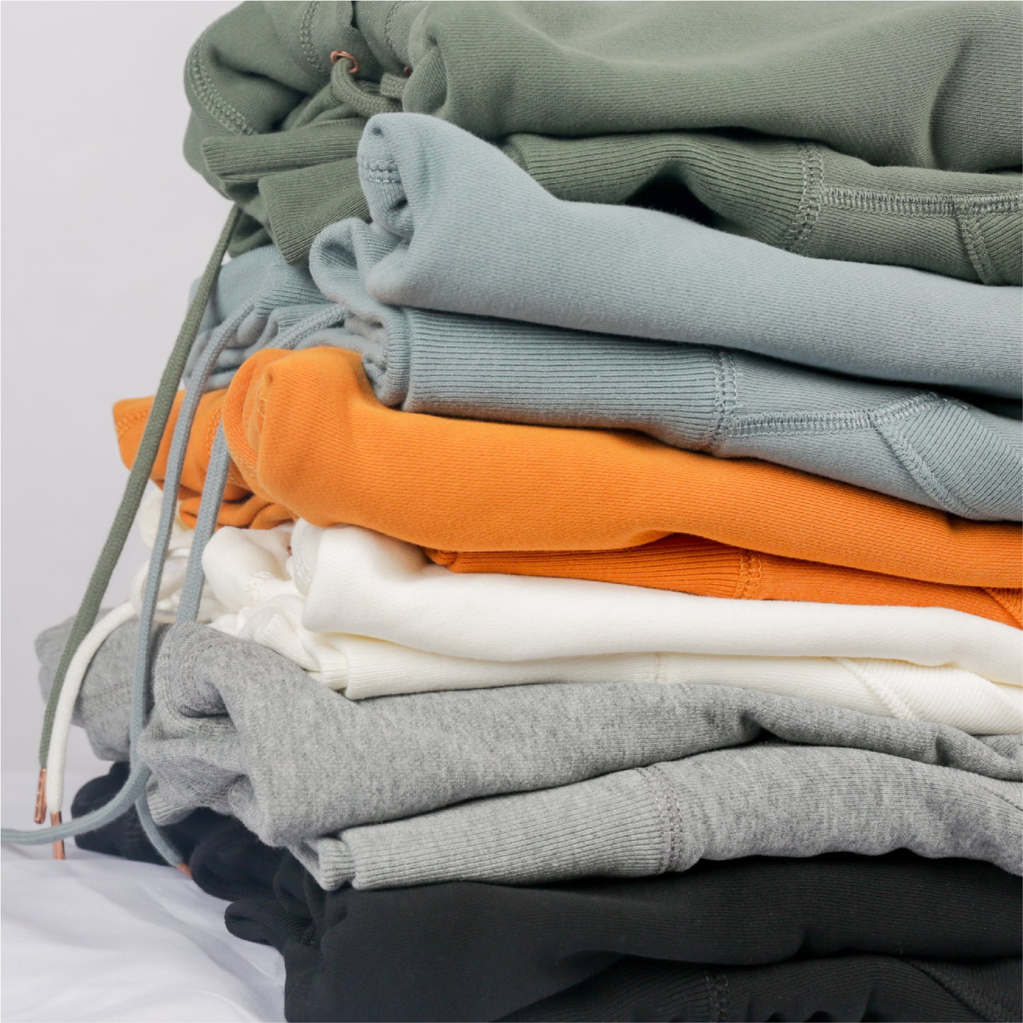 Ziili Terry Cloth Morandi Pullover Hoodie for Men – Solid Color, Soft Cotton Blend Sweatshirt, Casual Loose Fit Streetwear