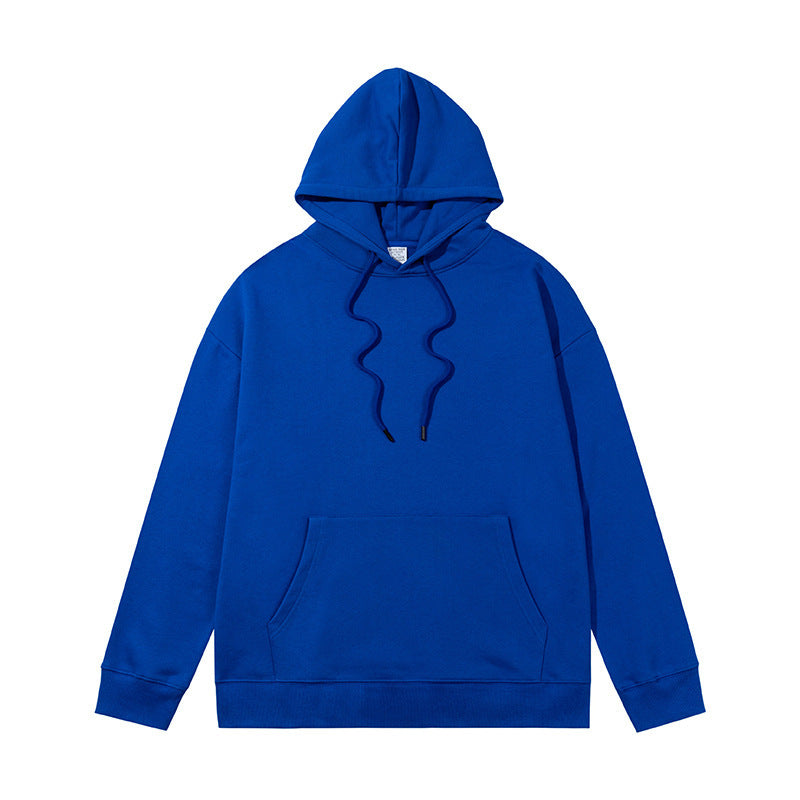 Ziili Heavy Sweater Terry Loose Hoodie – Unisex Cotton Hooded Sweatshirt for Men and Women, Solid Color French Terry Casual Wear