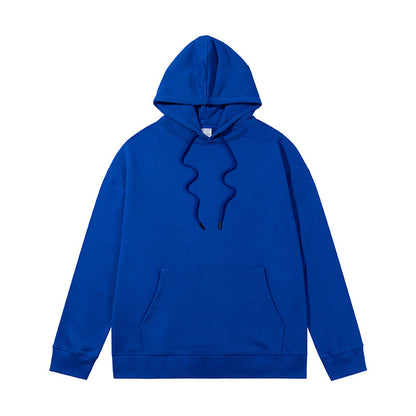 Ziili Heavy Sweater Terry Loose Hoodie – Unisex Cotton Hooded Sweatshirt for Men and Women, Solid Color French Terry Casual Wear