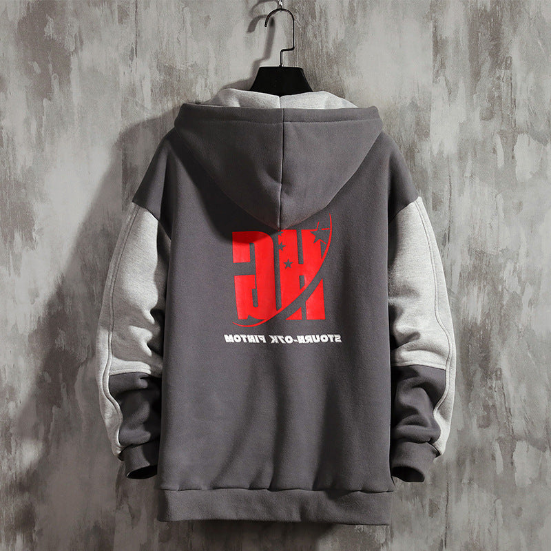 Ziili Men’s Fleece Hoodies – Korean Style Pullover, Heavy Winter Coat, Warm Long Sleeve Hoodie for Teen Boys