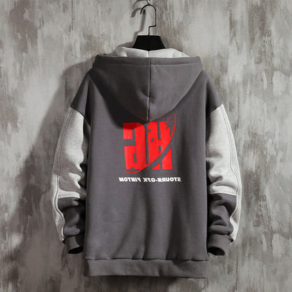 Ziili Men’s Fleece Hoodies – Korean Style Pullover, Heavy Winter Coat, Warm Long Sleeve Hoodie for Teen Boys