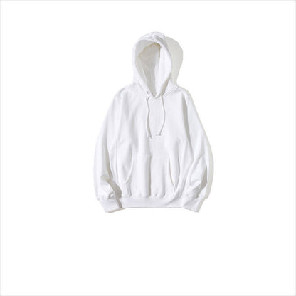 Ziili Horizontal Woven Plush Autumn Winter Hooded Sweater – Soft Cotton Pullover for Men, Trendy Warm Hoodie in Multiple Colors